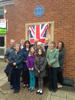 Pollard Family Plaque unveiling 27th May 2014