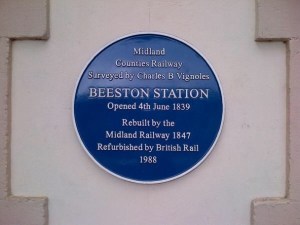 beeston train station blue plaque
